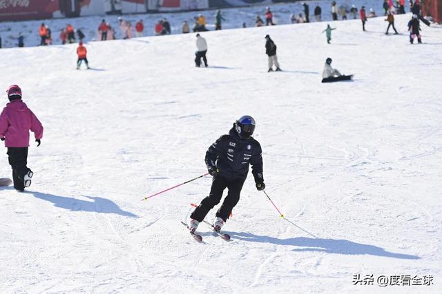 从早嗨到晚！潍坊滑雪场单日客流破千冬季遛娃新地标诞生(图14)