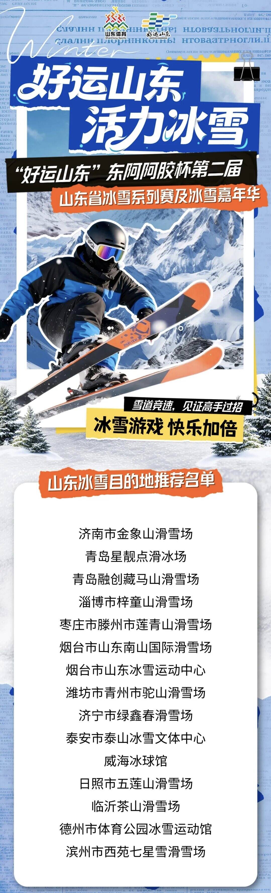 冬日的快乐哪里寻？这些山东冰雪运动目的地送给你！(图1)