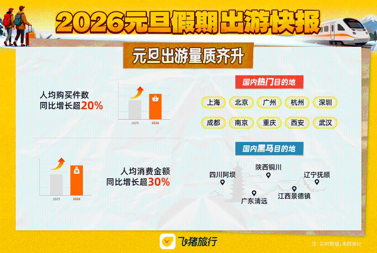 跨年光影、人造“朝阳”、冰雪奇缘火爆出圈武汉元旦旅游订单量同比增84%(图1)