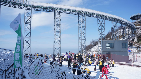 冰雪嘉年华四城联动活动在六安市金寨县莲花山滑雪场正式启动(图2)
