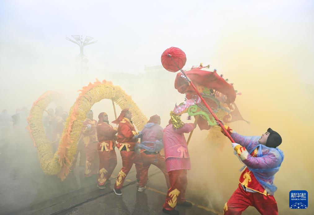 贵州石阡：仡佬毛龙节群龙贺新春(图5)